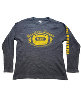 Load image into Gallery viewer, Bruisers League Football Youth Extra Large Black Waffle Knit Thermal MVP Boys
