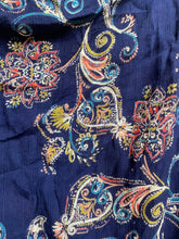 Load image into Gallery viewer, Angie Shawl Womens 3X Boho Hippie AOP Paisley Floral Poncho Kimono Plus Rayon
