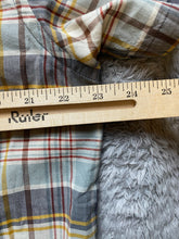 Load image into Gallery viewer, Pendleton Shirt Adult Large Gray Gold Plaid Woolen Mills Button Up Casual Mens
