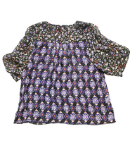 Load image into Gallery viewer, Mason &amp; Mackenzie Shirt Womens Small Oversized Boxy Boho Hippie Peasant Ladies
