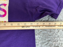 Load image into Gallery viewer, Jesus Shirt Womens Small Purple Rainbow Spell Out Good News Stars Kidcore Ladies
