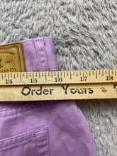 Load image into Gallery viewer, Lauren Ralph Lauren Pants Womens 12 (32x20) Lavender Capri Cropped Denim Ladies

