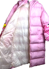 Load image into Gallery viewer, KiKiMax Jacket Womens 1X Pink Panther Quilted Parka Hoodie 90s Zip Up Plus Lady
