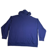 Load image into Gallery viewer, ZUDA Sweatshirt Womens 4XL Blue Hoodie Sweater Oversized Pullover Rayon Ladies
