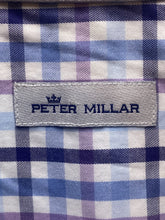 Load image into Gallery viewer, Peter Millar Long Sleeve Shirt Adult Extra Large Blue Purple Checkered Golf Mens
