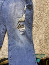 Load image into Gallery viewer, Torrid Jeans Womens Plus Size Blue Denim Stretch Pants Grunge Distressed Ladies
