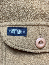 Load image into Gallery viewer, ThirtyTwo Jacket Adult Small Tan Black Snowboarding Elbow Patch Button Up Mens
