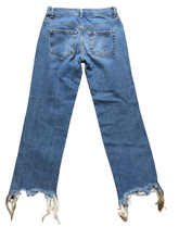 Load image into Gallery viewer, Free People Jeans Womens 24x26 Ripped Button Fly Straight We The Free Thrashed
