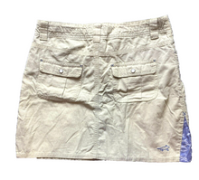 Load image into Gallery viewer, Horny Toad Skirt Womens 2 (31X15) Beige Corduroy A-Line Pearl Snap Pockets Boho
