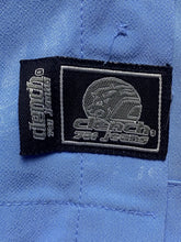 Load image into Gallery viewer, Clench Jeans Shirt Adult 2XL Blue Subliminal Ombre AOP Pattern Pocket Button Men

