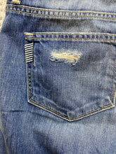 Load image into Gallery viewer, Paige Jeans Womens 33x25 Blue Denim Jimmy Jimmy Skinny Distressed Cuffed Ladies
