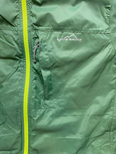 Load image into Gallery viewer, Eddie Bauer Jacket Adult Extra Large Green Full Zip Hoodie Windbreaker Nylon Men
