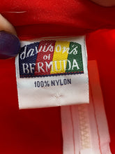 Load image into Gallery viewer, Davison’s Of Bermuda Jacket Adult 2XL XXL Red Full Zip Yachting Windbreaker Mens

