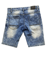 Load image into Gallery viewer, Southpole Shorts Adult 36x11 Blue Denim Slim Fit Baggy Spandex Stretch Mens
