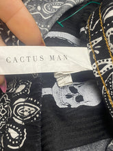 Load image into Gallery viewer, Cactus Man Ricky Singh Shorts Adult Large (35x7.5) Black AOP Paisley Bandana Men
