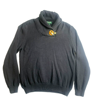 Load image into Gallery viewer, Lauren Ralph Lauren Sweater Womens Large Black Shawl Collar Toggle Outerwear
