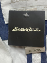 Load image into Gallery viewer, Eddie Bauer Jacket Womens 10 Small White Legend Wash Stretch Buttons Spandex NWT
