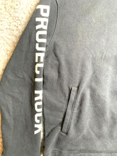 Load image into Gallery viewer, Under Armour  Sweatshirt Youth Medium Black Project Rock Loose Hoodie Boys
