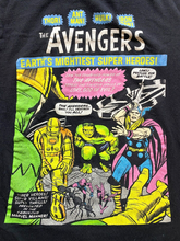 Load image into Gallery viewer, The Avengers Shirt Adult Medium Black Marvel Super Hero VS Loki God Of Evil Mens
