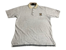 Load image into Gallery viewer, Sharkey &amp; White Shirt Adult Large Gray Old Course Golf Polo St Andrews Scotland
