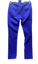 Load image into Gallery viewer, Apollo Jeans Womens 9 (31x29) Blue Spandex Stretch Tapered 5 Pockets Casual Lady
