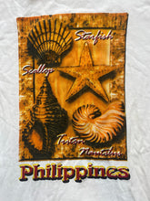 Load image into Gallery viewer, Vintage Philippine Crafts Shirt Adult Small Starfish Scallop Single Stitch Mens
