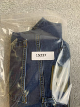 Load image into Gallery viewer, Lucky Brand Jeans Adult 36x30 Blue Flat Front Straight Leg Whiskered Denim Mens
