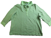 Load image into Gallery viewer, IZOD Shirt Womens 1X Striped Embroidered Logo Collared Buttons Polo Plus Ladies
