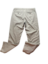 Load image into Gallery viewer, Ted Baker Pants Adult 33x28.5 Gray Straight Leg Flat Front Chino London Mens
