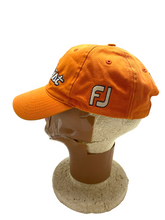 Load image into Gallery viewer, Titleist Hat Cap Adult Buckle Strap Orange Baseball Embroidered FJ Golf FootJoy
