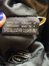 Load image into Gallery viewer, VTG Tannery West Skirt Womens 8 (30x20.5) Black Leather Satin A-Line Back Zip

