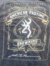 Load image into Gallery viewer, Browning Shirt Adult Medium Black American Pastime Signature Series Hunting Mens

