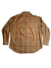 Load image into Gallery viewer, Ralph Lauren Shirt Adult Extra Large 17.5 Brown Tan Classic Fit Green Pony Mens
