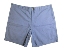 Load image into Gallery viewer, Haband Shorts Adult 46 Blue Flat Front Chino Casual Outdoor 8" Inseam Mens
