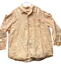 Load image into Gallery viewer, Tommy Bahama Shirt Adult 2XL Relaxed Linen Button Up Pocket Marlin Fish Mens
