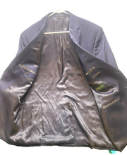 Load image into Gallery viewer, Lauren Ralph Lauren Suit Coat Mens 44R Navy Blue Slim 100% Wool Sport Blazer
