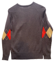 Load image into Gallery viewer, Pendleton Sweater Adult Small Brown Argyle Merino Wool Knit Pullover Mens
