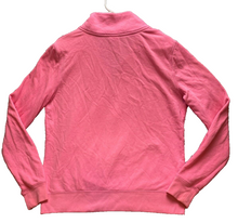 Load image into Gallery viewer, Victorias Secret Sweatshirt Womens Medium Pink 1/4 Zip Script Love Pullover Lady

