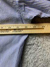 Load image into Gallery viewer, Ralph Lauren Shirt Adult Medium Blue White Striped Button Up Pink Pony Mens
