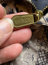 Load image into Gallery viewer, VTG COACO Jacket Womens Large Shoulder Pads Oversized Animal Print Silk Nylon
