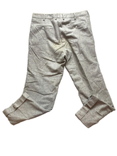 Load image into Gallery viewer, Italy Pants Adult 54/6R (36x27) Gray Tessuto Superfine 120's Wool Dress Mens
