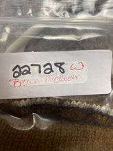 Load image into Gallery viewer, VTG Alpaca Llama Sweater Womens Medium Brown Wool Handmade Knit Cardigan Ladies
