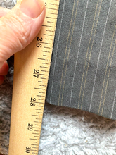 Load image into Gallery viewer, Chicos Pants Womens 1 (33x28) Gray Pinstriped Straight Flat Front Rayon Spandex
