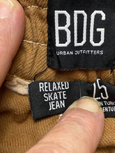 Load image into Gallery viewer, BDG Pants Womens 25x30.5 Brown Cargo Elastic Waist Skater Chick Skate Urban Jean
