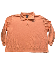 Load image into Gallery viewer, Nike Sweatshirt Womens 2X Peach 1/4 Zip Collared Oversized Pullover Plus Ladies
