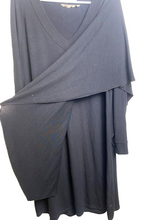 Load image into Gallery viewer, Soft Surroundings Dress Womens Large Marla Draped Asymmetrical Lagenlook Layered
