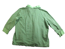 Load image into Gallery viewer, IZOD Shirt Womens 1X Striped Embroidered Logo Collared Buttons Polo Plus Ladies
