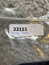 Load image into Gallery viewer, Elaua Kattau Shirt Womens Medium Navy Taupe Wrap Overlay Grunge USA Blouse Lady
