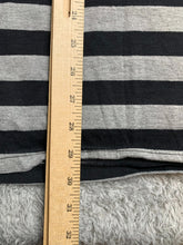 Load image into Gallery viewer, DWNTWN Express Shirt Adult Extra Large Black Y2K Stripe Patches Crest Lion Mens
