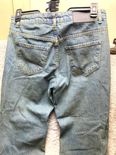 Load image into Gallery viewer, Boohoo Man Jeans Adult 32x30 Blue Denim Graffiti Button Fly Hip Hop Punk Y2K
